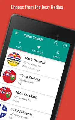 Canada Radio Stations android App screenshot 9