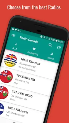 Canada Radio Stations android App screenshot 14